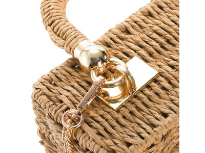 Модные соломенные сумки Современная сумка ПП Большой Тоут Кения Мини Кошелек Ракушки Женский