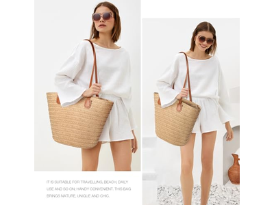 Соломенная сумка с клапаном, с кукурузой, милыми бантами, бохо, эко для соломы, джут, дети