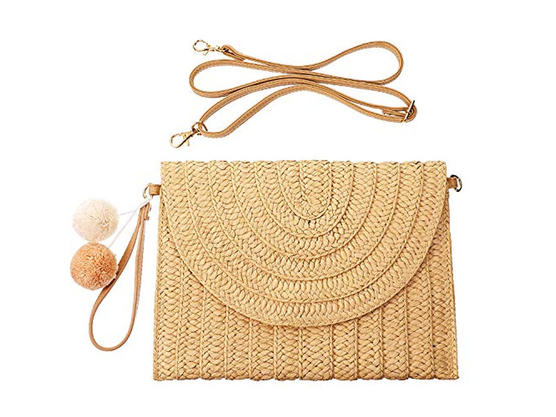 Праздничные соломенные сумки Классика Марокко Новая сумка 2023 Металлический макраме Пластик