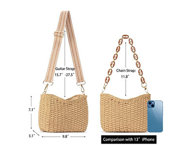 Мини-соломенная сумка, женская, большая, бумажная, детская, круглая, маленькая с бусинами и бабочкой