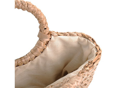 Испанская соломенная пляжная сумка, летний логотип, Филиппины, джут и рафия с окном