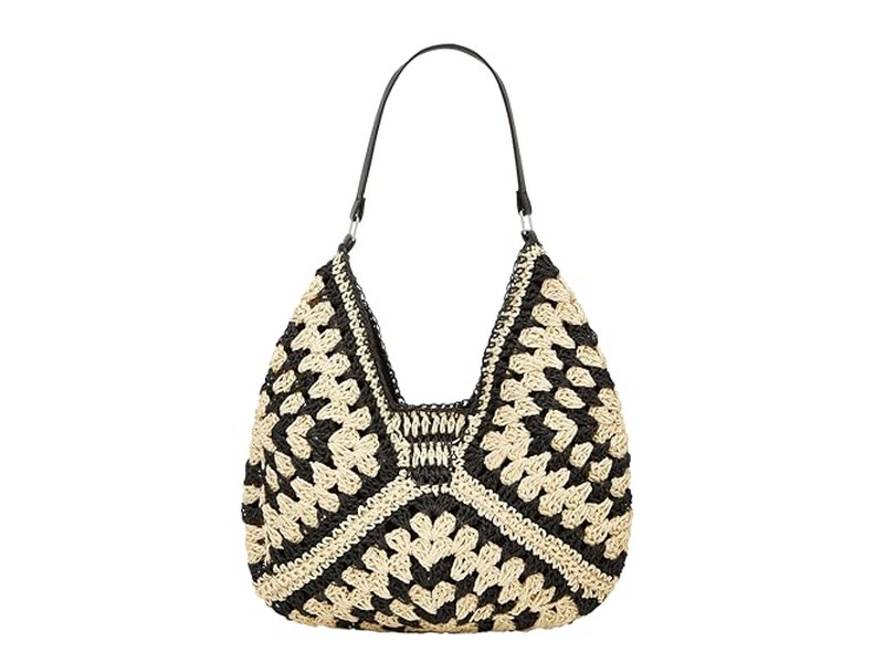 Бумажная плетеная соломенная сумка Кошелек для женщин Набор сумок Радужная сумка