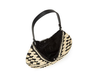 Бумажная плетеная соломенная сумка Кошелек для женщин Набор сумок Радужная сумка