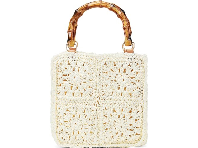 Детская соломенная сумка-ведро Веселый летний кошелек Модный рюкзак Высокое качество