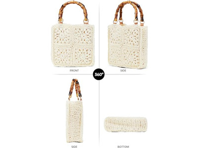 Детская соломенная сумка-ведро Веселый летний кошелек Модный рюкзак Высокое качество