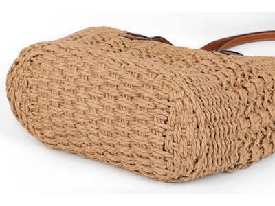 Драматичная соломенная сумка, богемный дизайнерский кошелек для детей, большой, набор из 2 штук