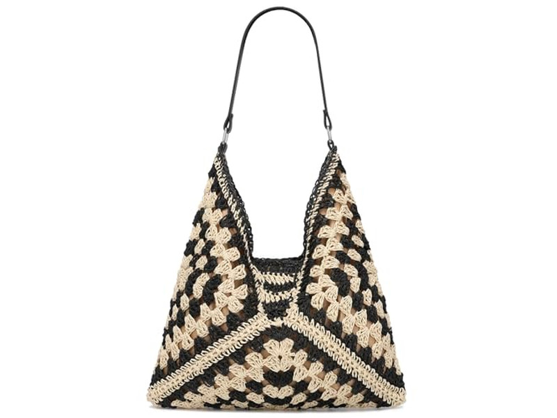 Мексиканская соломенная сумка для девочек, плетеная клубничная, счастливый час