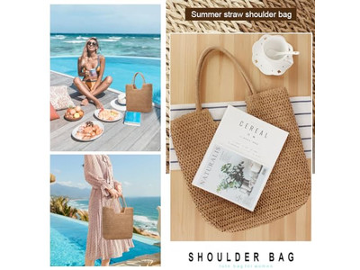 Соломенная сумка с ручками в руках, кисточки, вьетнамский носитель, элегантный набор шляп, держатель сумок