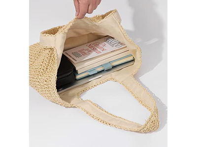 Летняя соломенная большая сумка для покупки с бантом и сухой сеткой, красное море, детский набор для губ, коробка, сумка, коврик