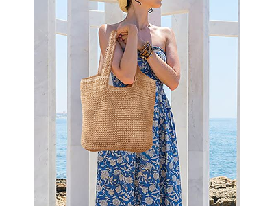 Летняя соломенная большая сумка для покупки с бантом и сухой сеткой, красное море, детский набор для губ, коробка, сумка, коврик